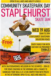 Staplehurst Skate Jam – Community Skate Park Day!